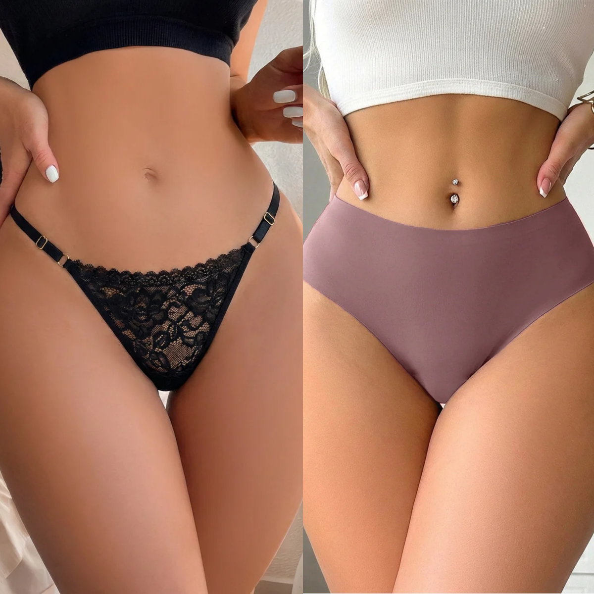 Seamless High Waist Women Panty