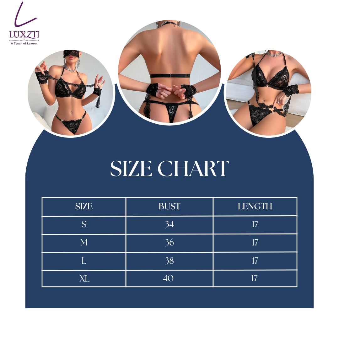 Glamorous Black Babydoll Lingerie Dress for Women