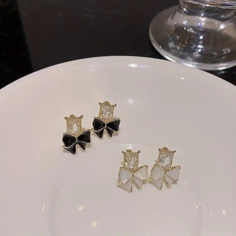 Unique Korean Bow Studs for Women & Girls - LUXZII - A Touch Of Luxury