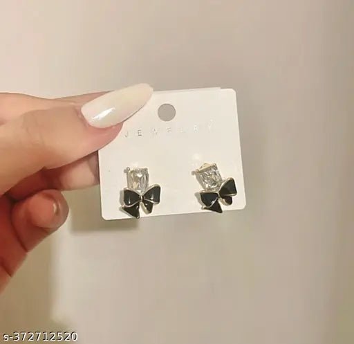 Unique Korean Bow Studs for Women & Girls - LUXZII - A Touch Of Luxury