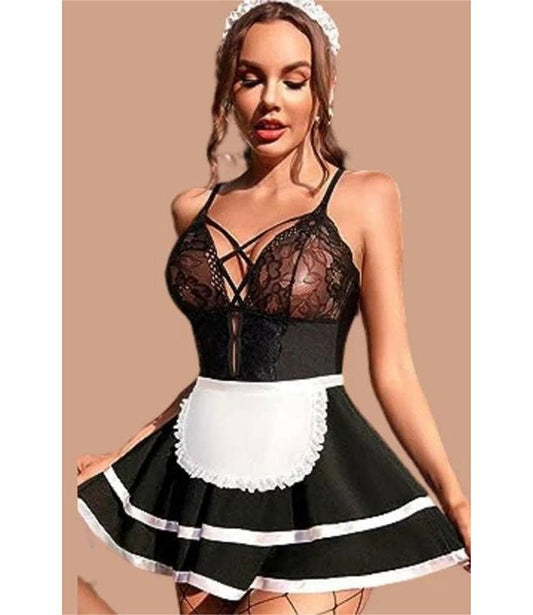 Women Sexy Baby doll dresses Nightwear Lingerie Dress - LUXZII - A Touch Of Luxury